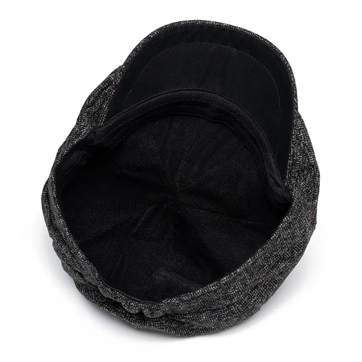 KASZKIET Męski Alessio Stylowy Elegancki NEWSBOY CAP Jesień Zima RETRO