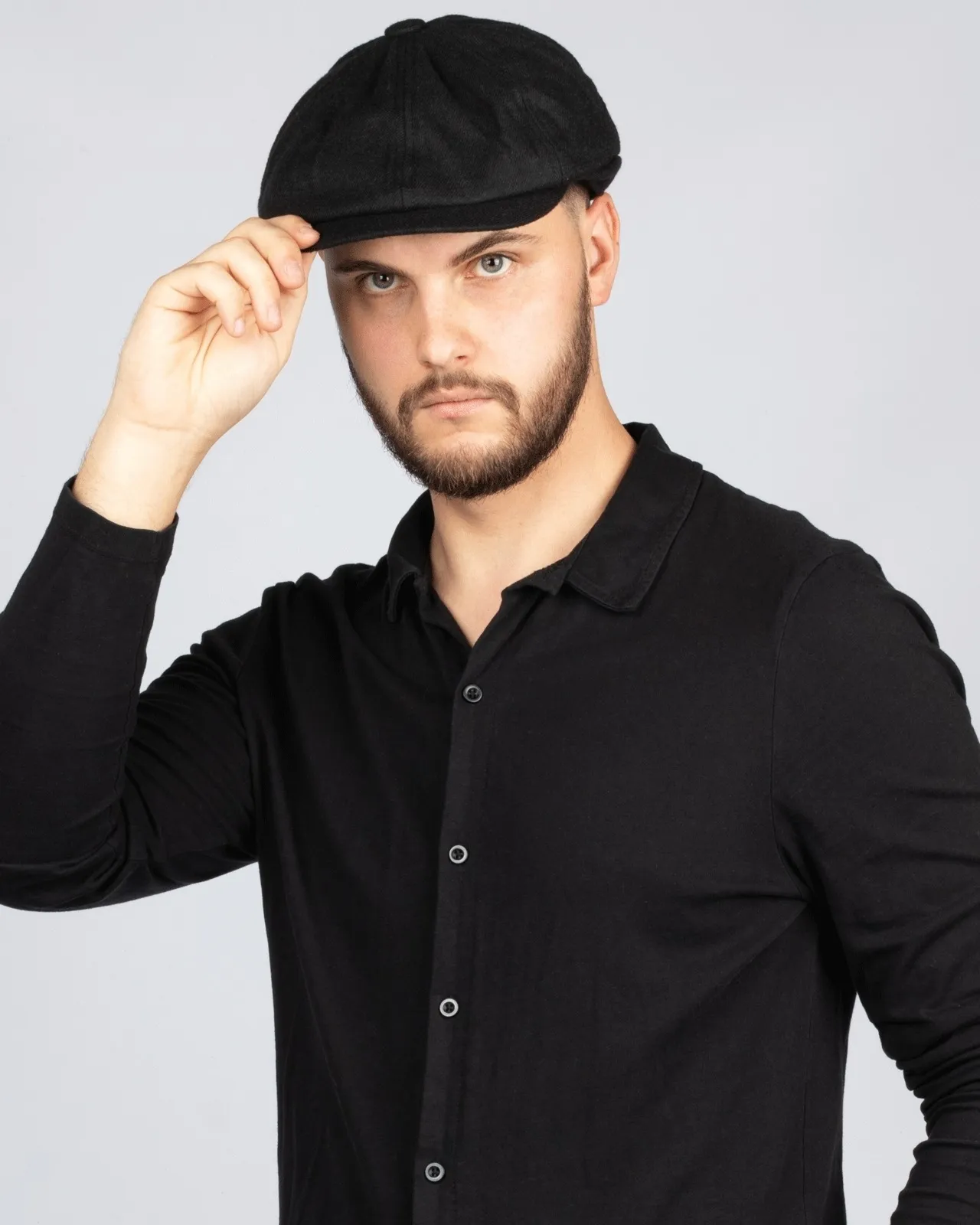 KASZKIET Męski Alessio Stylowy Elegancki NEWSBOY CAP Jesień Zima RETRO