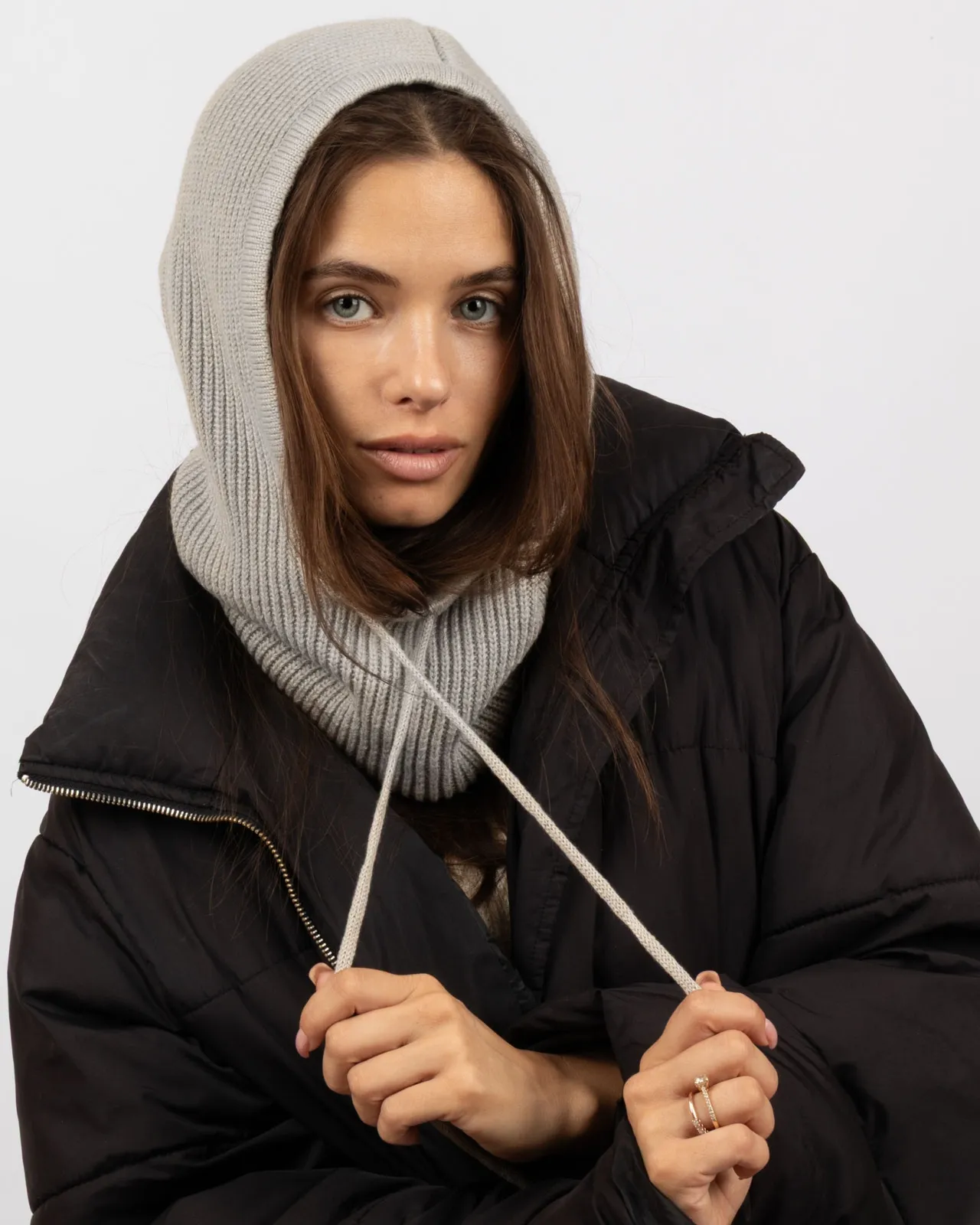 KAPTUR CZAPKA SZAL Alessio BALACLAVA zimowa damska kominiarka