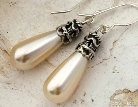 PERŁOWE SOPLE – kolczyki z perłami