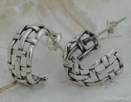 BALCO - piękne srebrne kolczyki