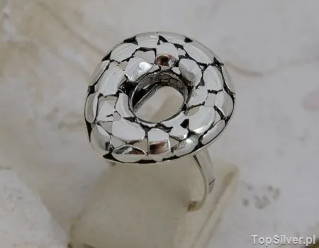 WIANO - srebrny pierścień