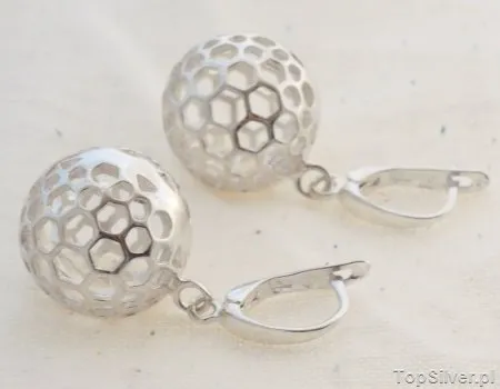 GRAFEN - srebrne kolczyki kule