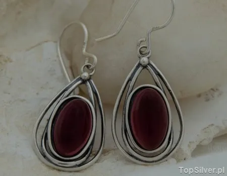 PADWA - srebrne kolczyki z ametystem