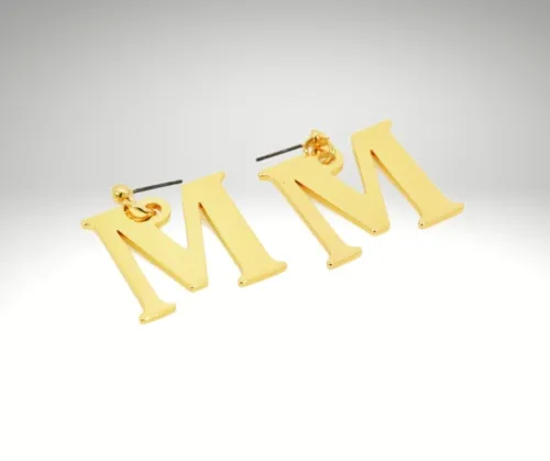 Kolczyki literki duże premium(3cm)