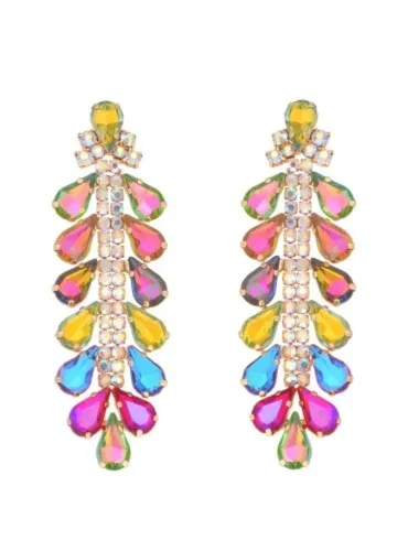 Kolczyki długie z cyrkoniami