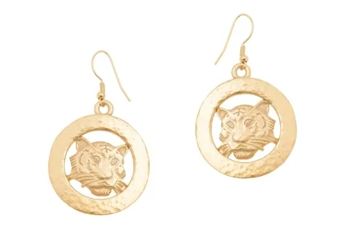Kolczyki z wizerunkiem tygrysa (P21/WIO/53AU)