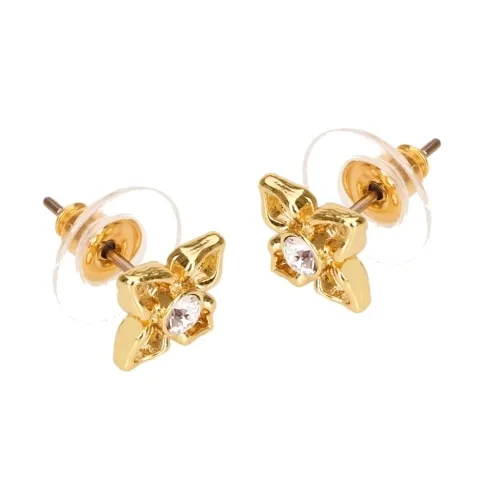 Kolczyki kwiatki z cyrkonią z kolekcji Classic (P7706AU)