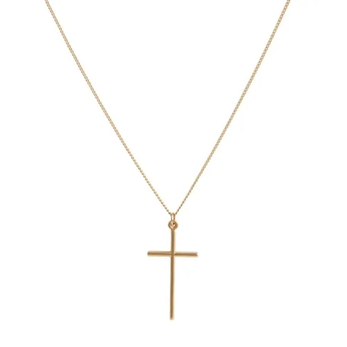 Łańcuszek męski z krzyżem 55 cm (C22/MEN/30/1AU)