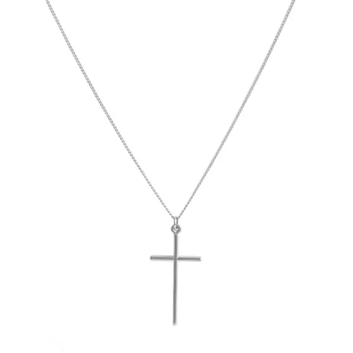 Łańcuszek męski z krzyżem 55 cm (C22/MEN/30/1AG)