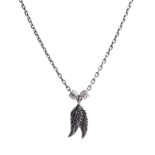 Męski naszyjnik SKRZYDŁA ankier (C22/MEN/56AG CZ)