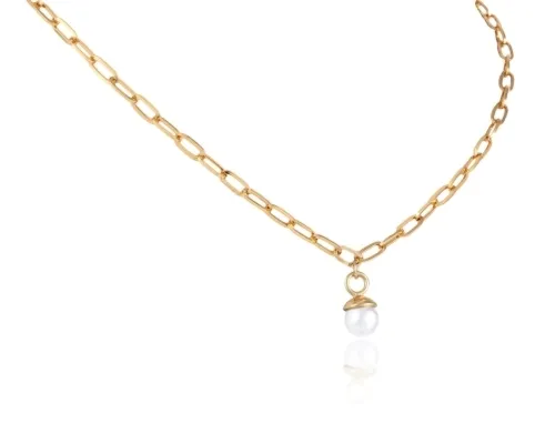 Naszyjnik z subtelną perełką z kolekcji Teen Vibe (C24/TEN/19AU)