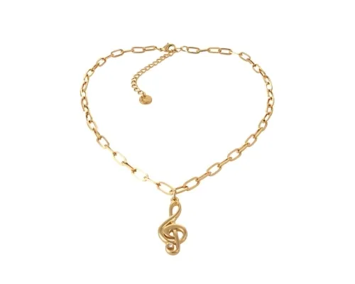 Naszyjnik klucz wiolinowy z kolekcji Basic Chain Aria Martelle długość 50 cm (C24/NUT/01/1AU)