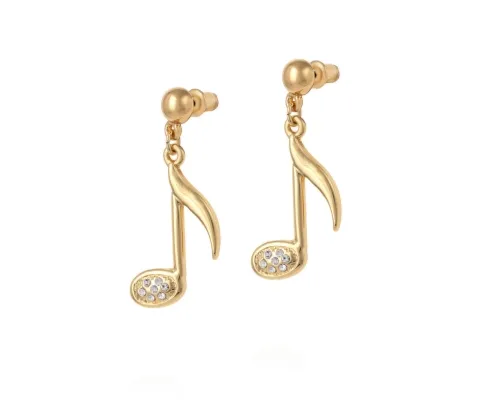 Kolczyki nutki z kryształkami z kolekcji Glamour Aria Martelle (P24/NUT/03AU)