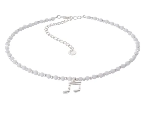 Naszyjnik z agatów z podwójną nutką z kolekcji Basic Aria Martelle (C24/NUT/04AG)