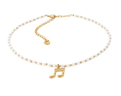 Naszyjnik z agatów z podwójną nutką z kolekcji Basic Aria Martelle (C24/NUT/04AU)