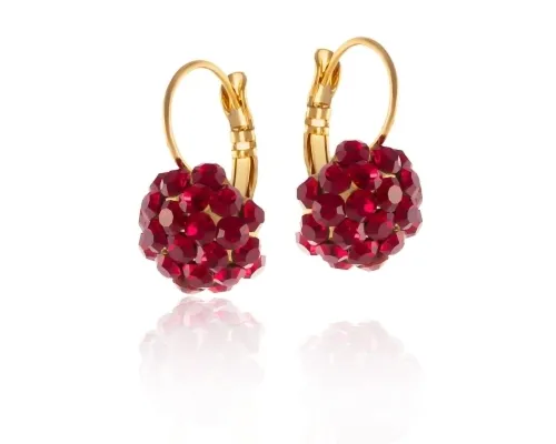 Kolczyki z kryształkami Preciosa (P8126AU-SIAM)