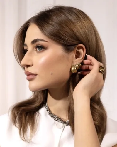 Kolczyki "Eden" duże z kolekcji Nincevic (P24/JES/28)