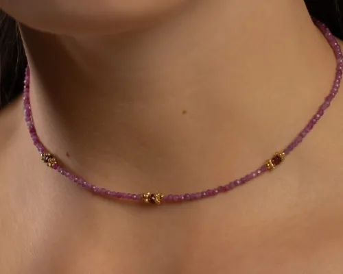 Naszyjnik z rubinów (C24/KOR/256/5AU)