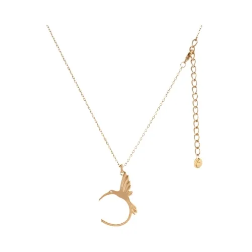 Naszyjnik z koliberkiem zdobionym kryształkiem Preciosa (C25/WIO/05AU)