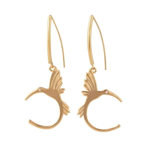 Kolczyki koliberki z kryształkami Preciosa (P25/WIO/05AU)