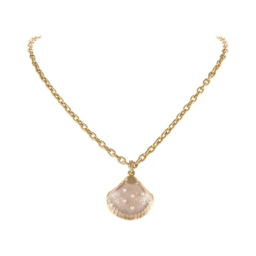 Naszyjnik z muszlą zdobioną perełkami z kolekcji Oceanique (C25/LAT/14AU)