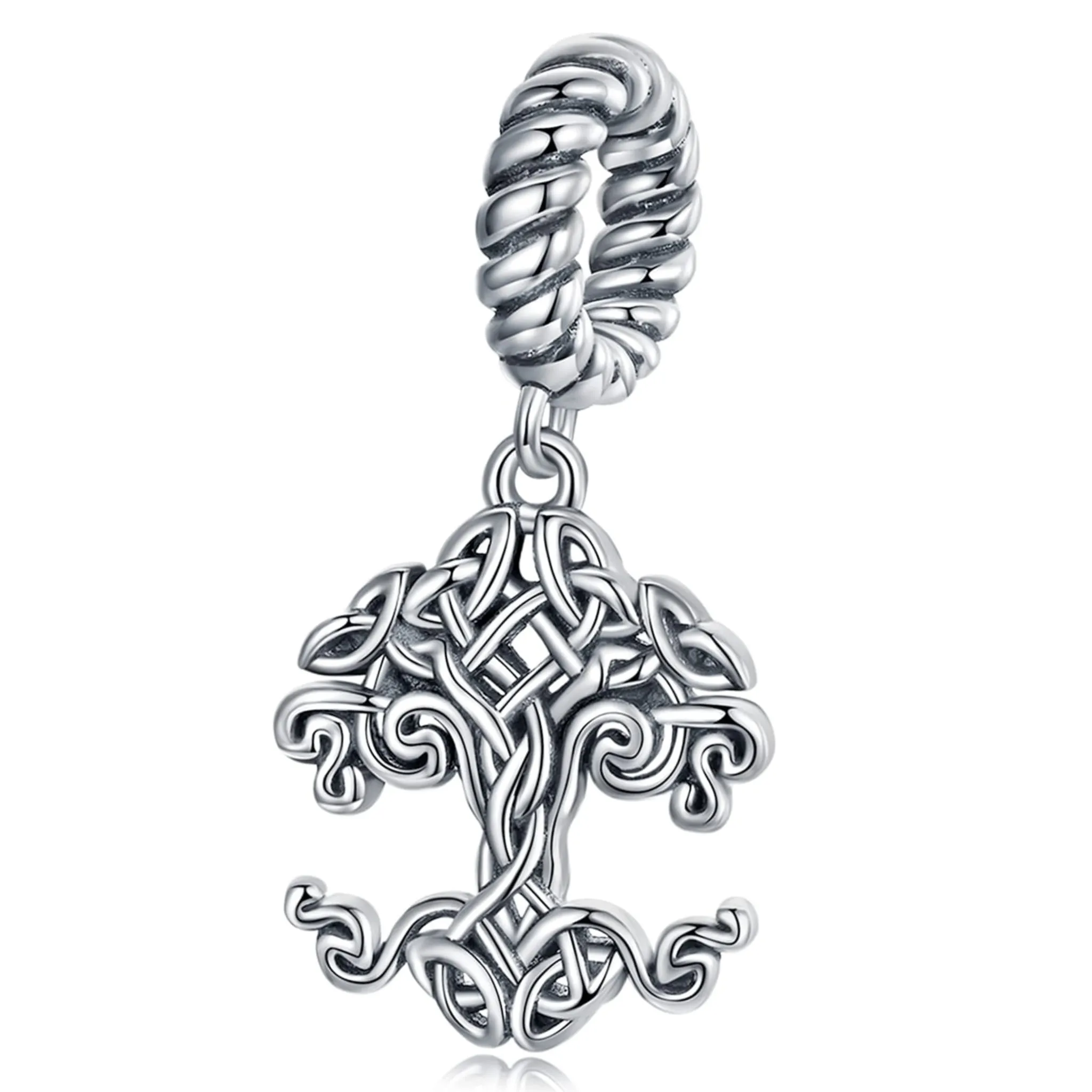 Drzewo życia srebrny charms zawieszka srebro 925