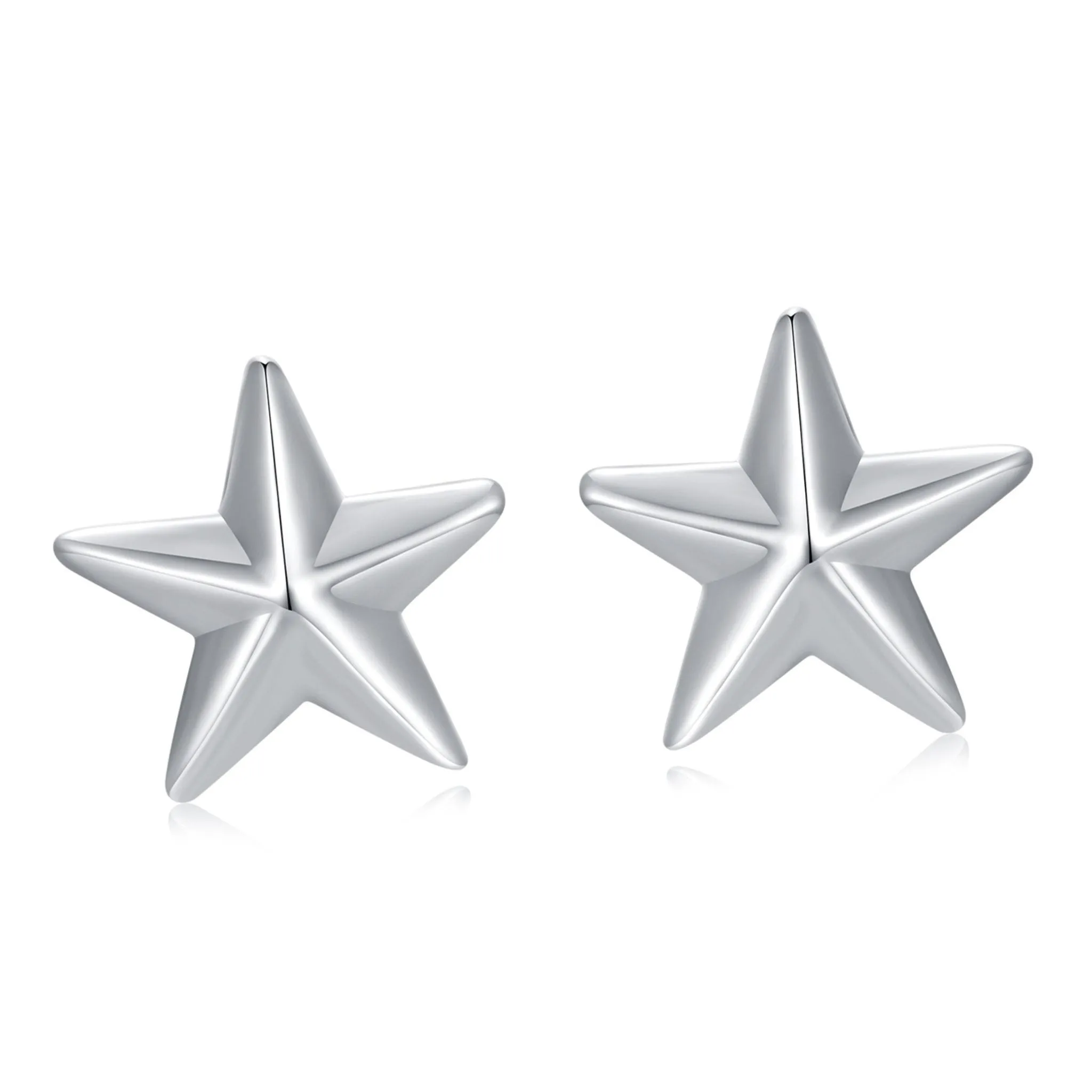 Srebrne kolczyki delikatne gwiazdki sztyfty srebro 925