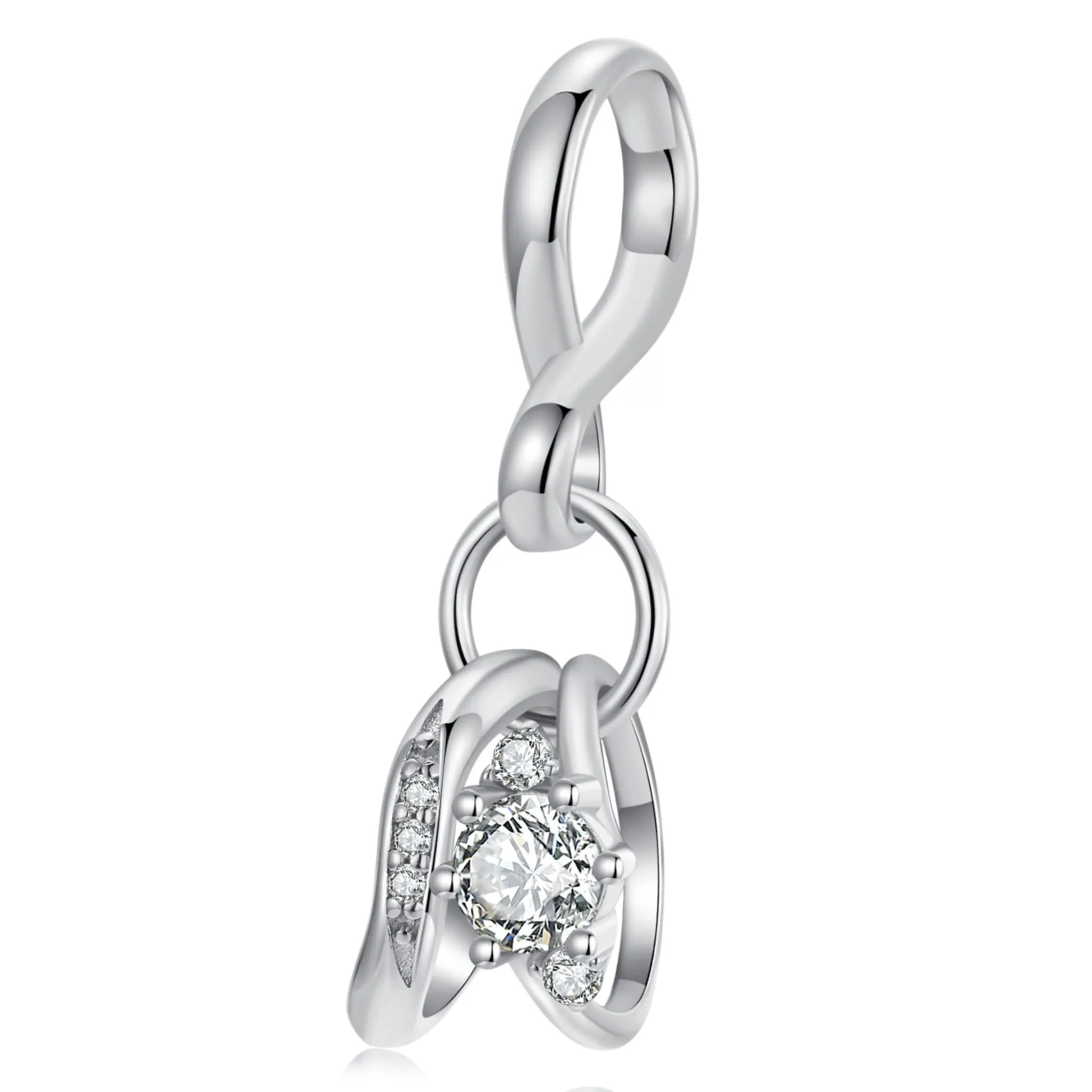 Srebrna zawieszka pierścionek zaręczyny srebro 925 beads koraliki