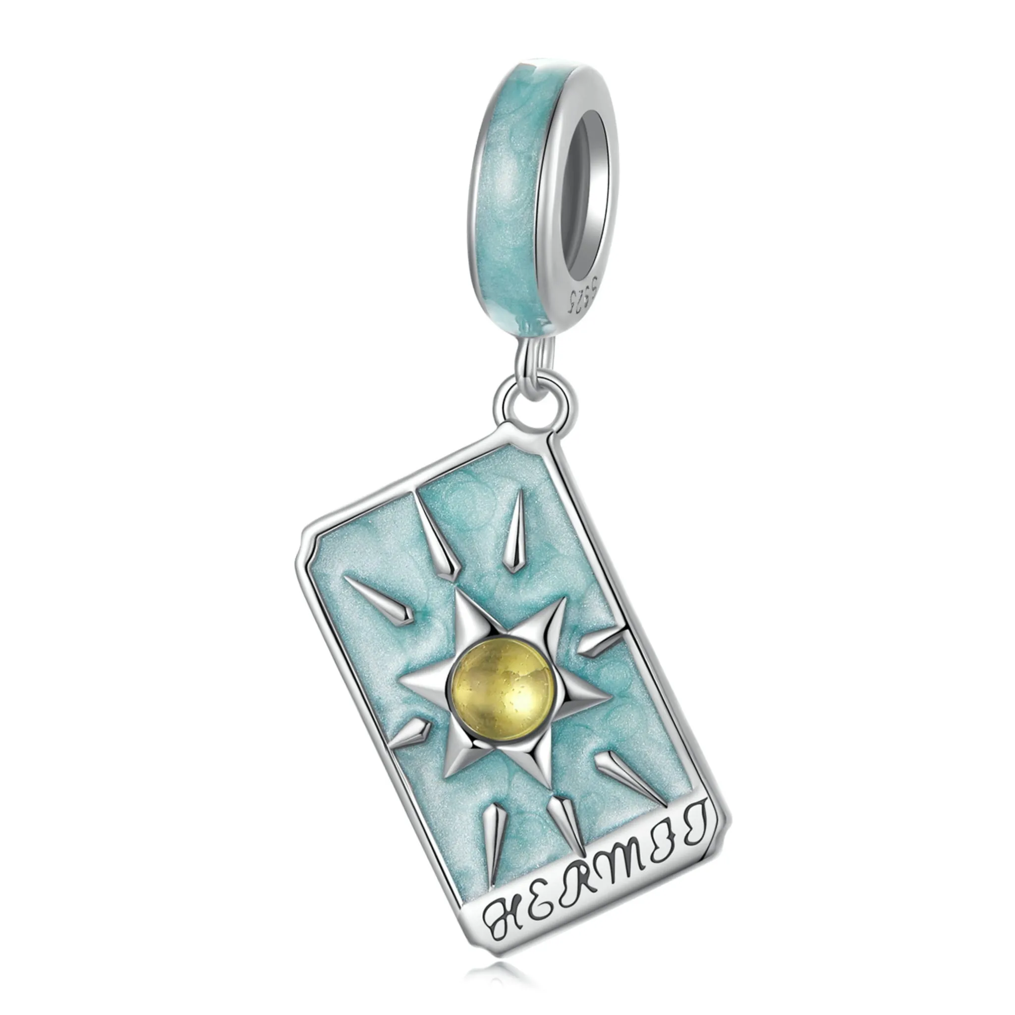 Karta Tarota PUSTELNIK charms srebro 925 zawieszka do bransoletki