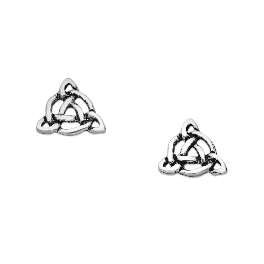 Srebrne celtyckie kolczyki