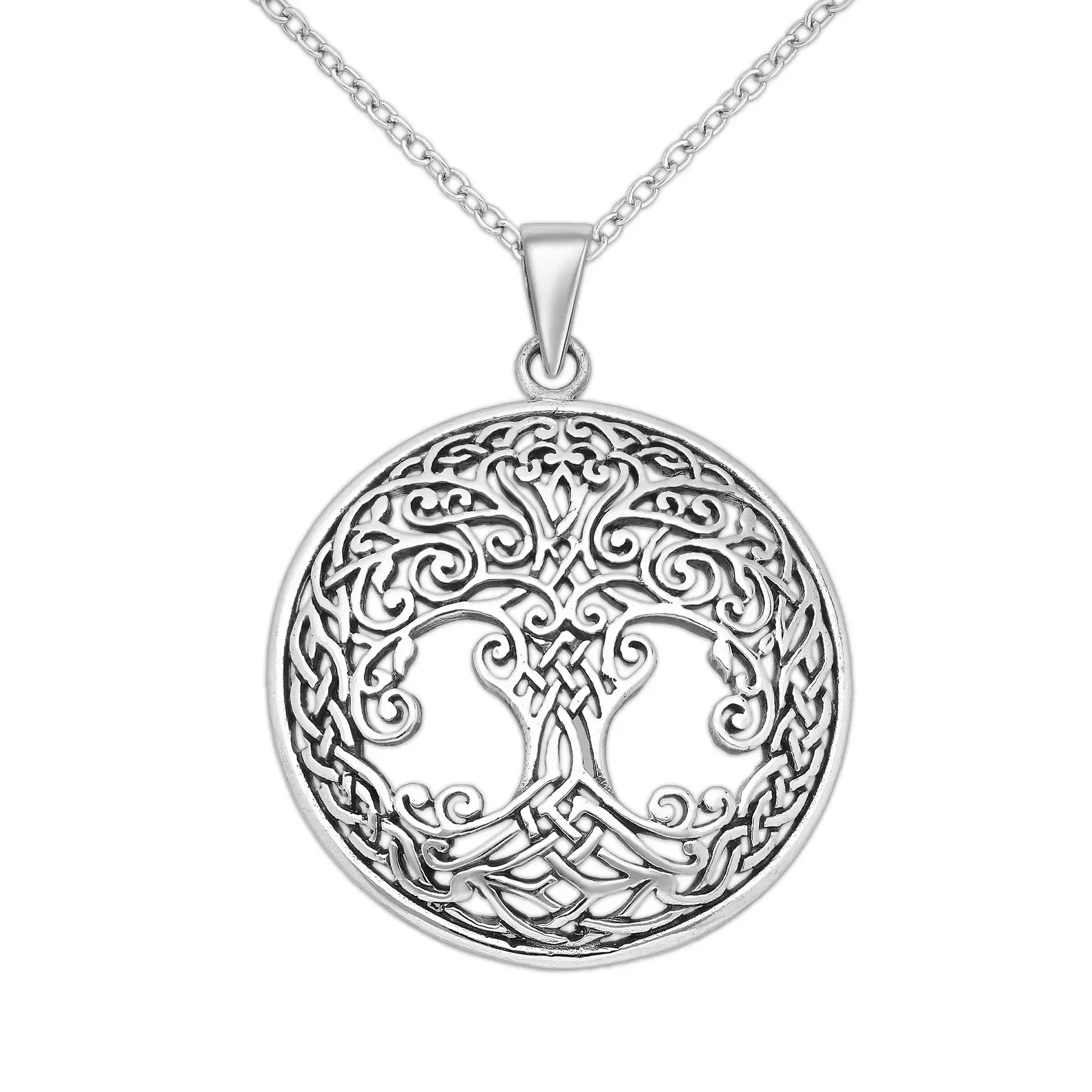 Srebrny wisiorek drzewo życia