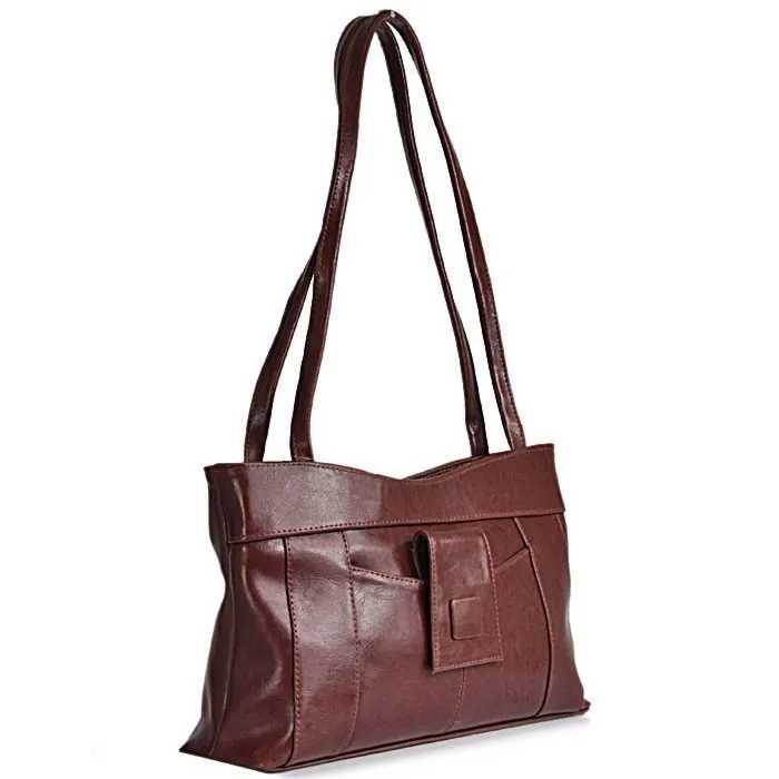 Torebka skórzana damska DAN-A T54 koniakowa