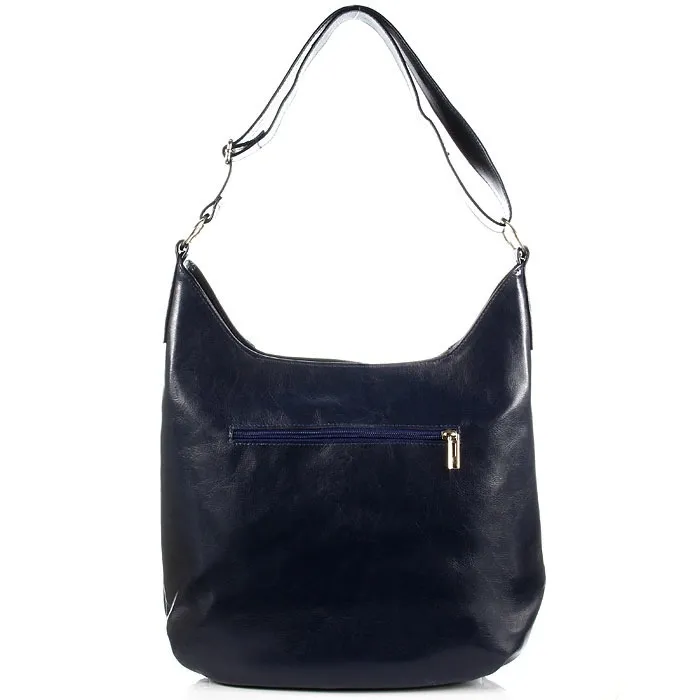 Torebka damska skórzana granatowa DAN-A T311