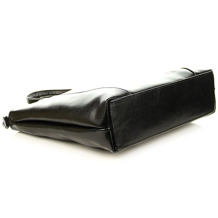 Polski skórzany kuferek czarny DAN-A T360