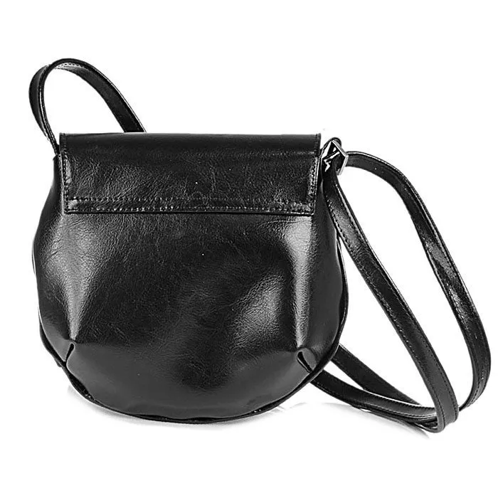 Torebka skórzana damska listonoszka DAN-A T46 czarna