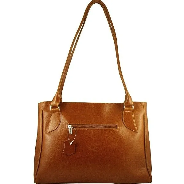 Torebka skórzana damska DAN-A T91 camel