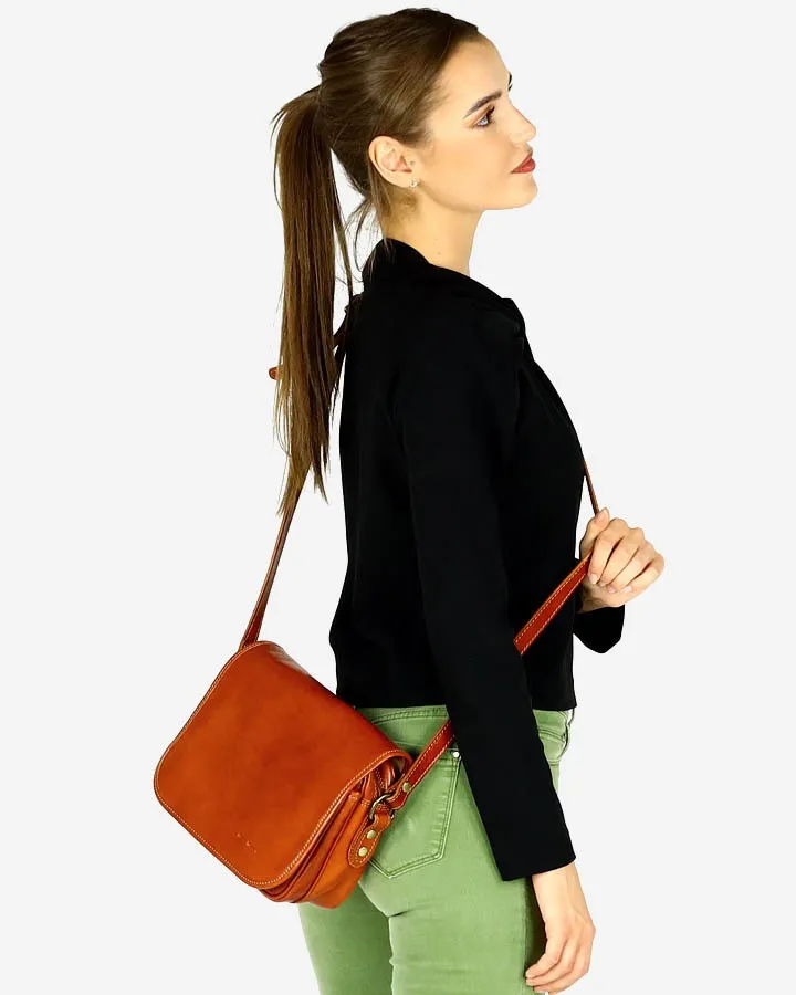 Torebka damska camel MARCO MAZZINI l87a