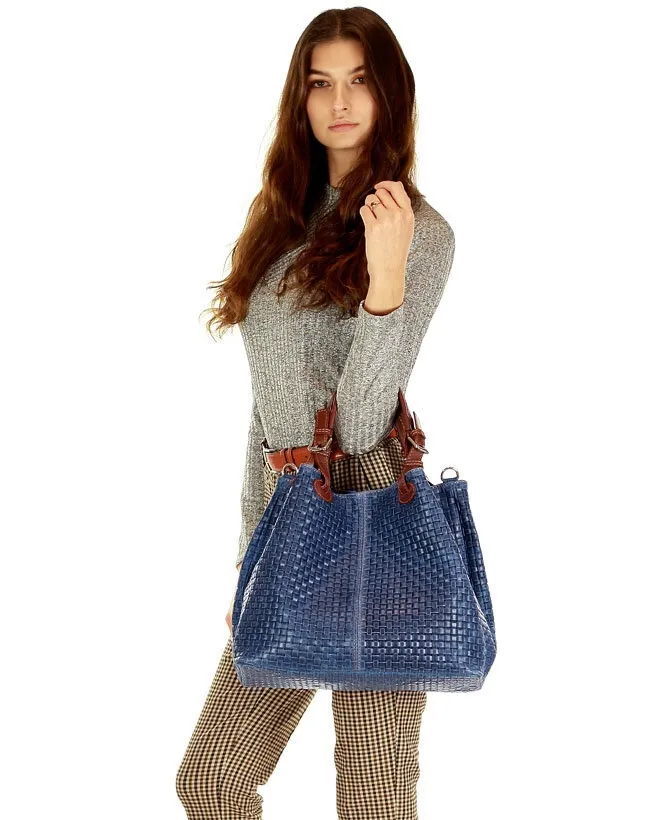 Torebka damska granatowa MARCO MAZZINI s147b