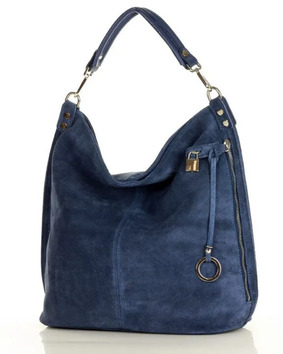 Torebka worek granatowa MARCO MAZZINI s92p