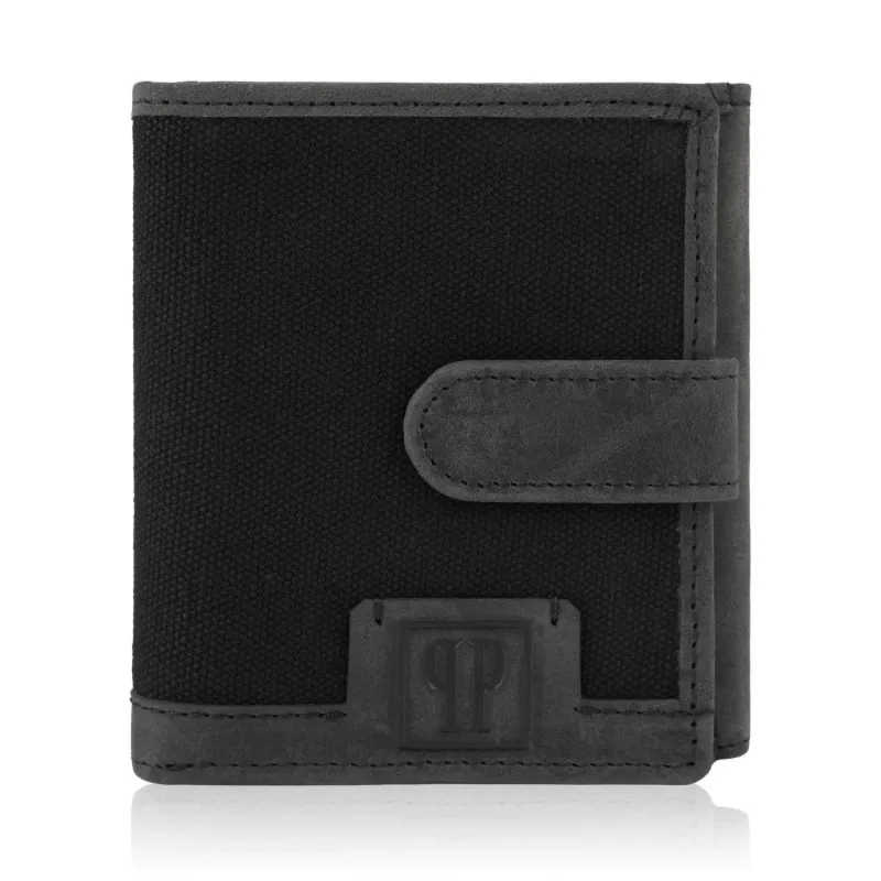 Zestaw czarny PAOLO PERUZZI portfel + torba ZUP-06-BL