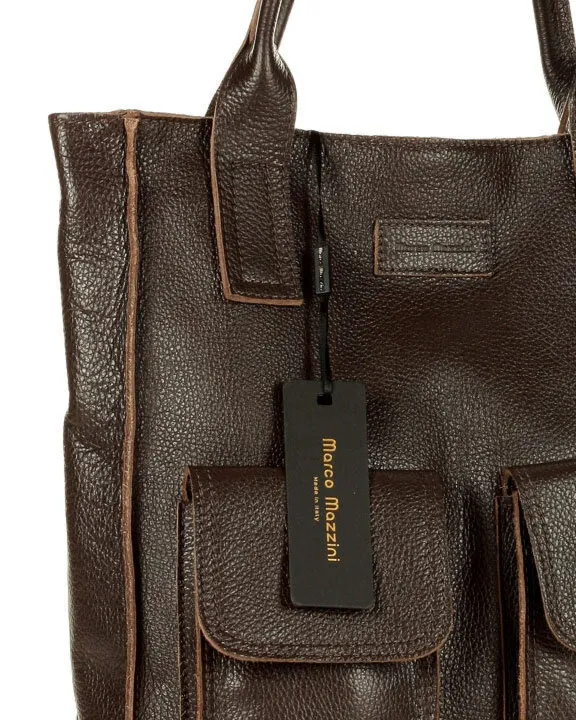 Shopper bag MAZZINI c. brązowy s131d