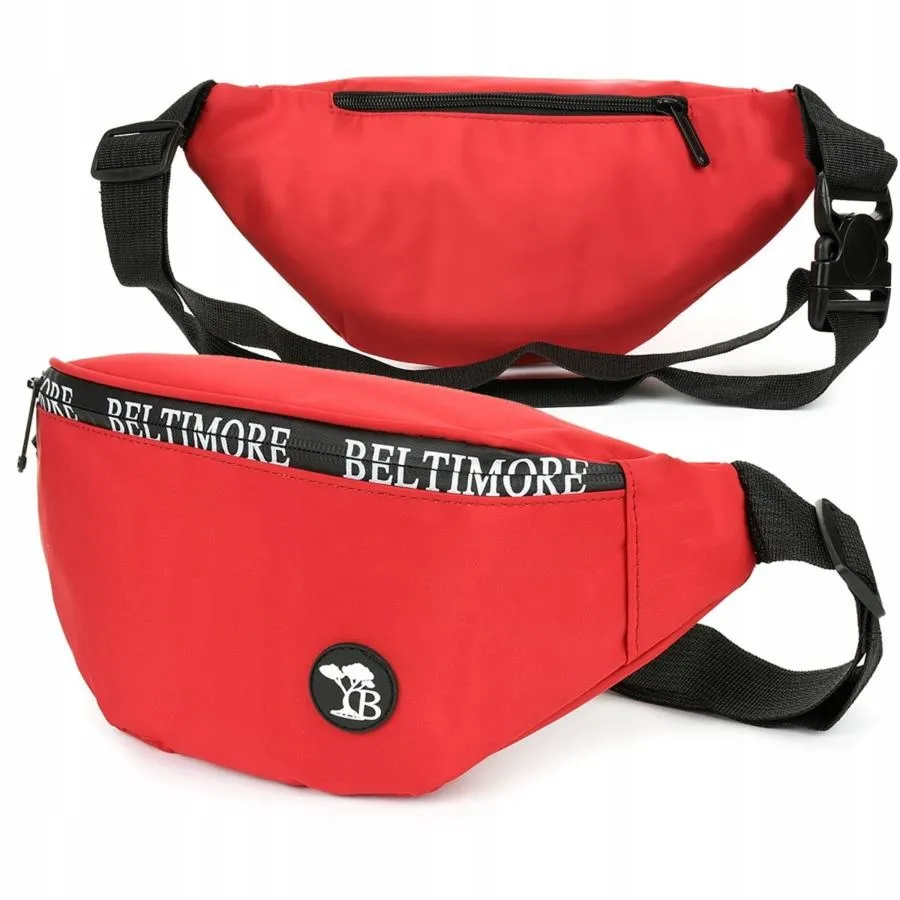 Saszetka nerka czerwona Beltimore C60