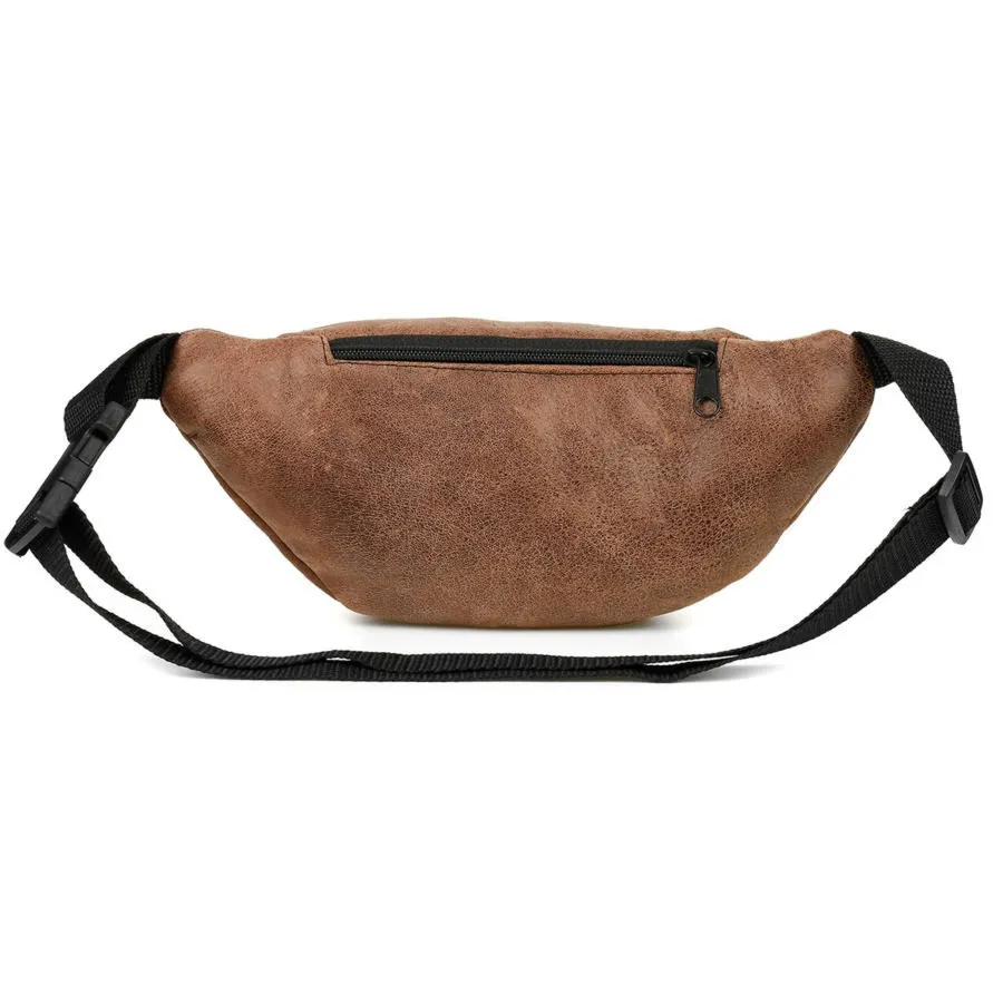 Saszetka nerka skórzana brązowa BELTIMORE F40