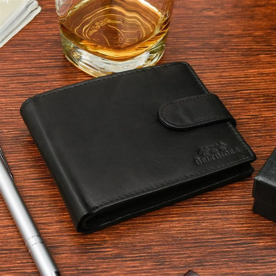 Portfel męski czarny Beltimore U92