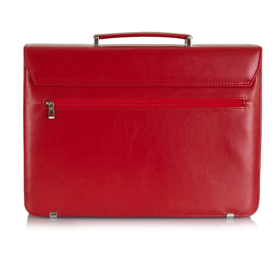 Elegancka teczka damska TIZANO T07 czerwona