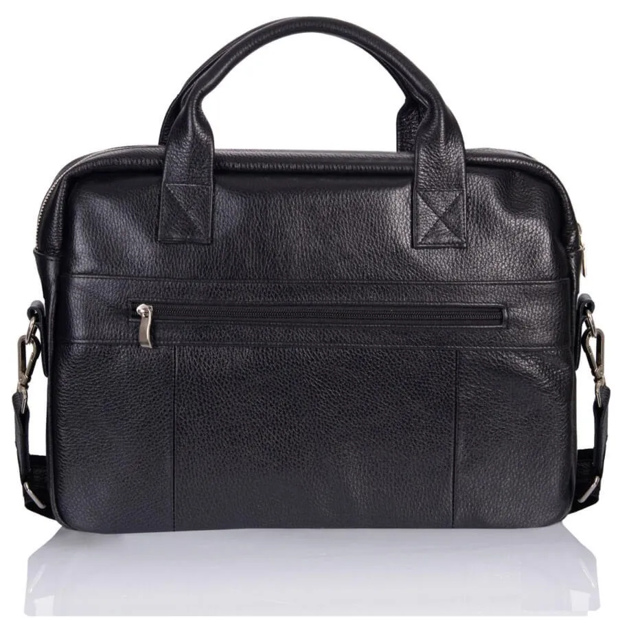 Torba męska skórzana TIZANO TM04 czarna