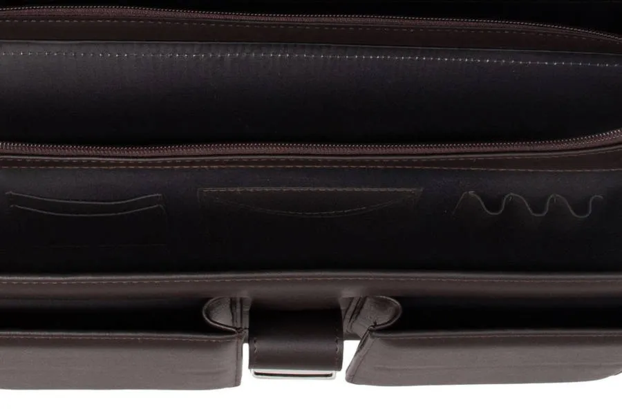 Aktówka męska TIZANO T18 czekolada