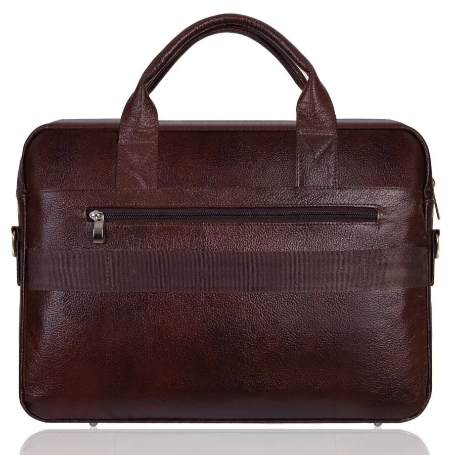 Torba męska skórzana TIZANO TM01 czekolada