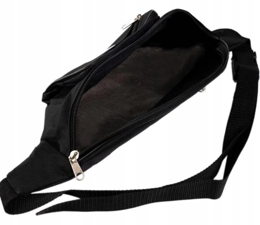 Saszetka czarna nerka patriotyczna WB20-ZW